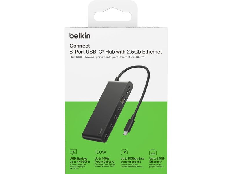 Belkin Dockingstation Connect 8-in-1 USB-C Hub