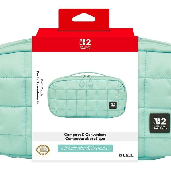 Hori Nintendo Switch 2 Tasche Green Quilted