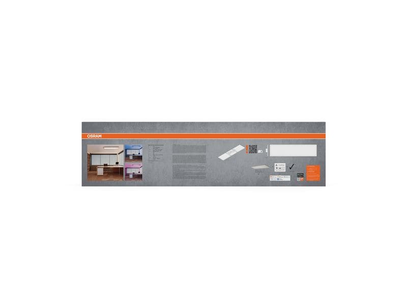 OSRAM LED-Panel 1200 x 300 mm, 36 W, 3000 lm, 3000 K, RGBW