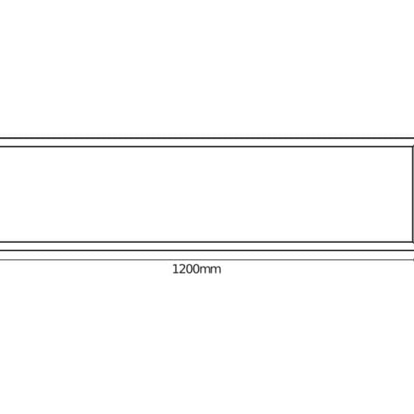 OSRAM LED-Panel 1200 x 300 mm, 36 W, 3000 lm, 3000 K, RGBW
