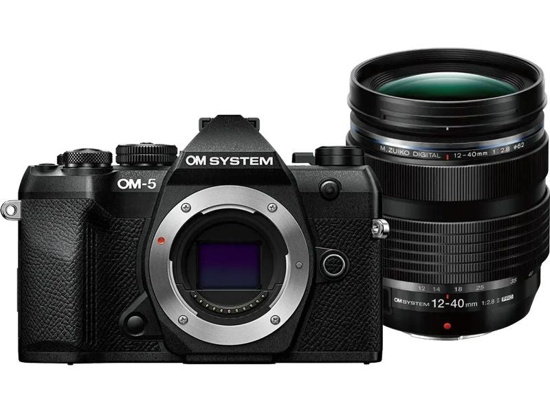 OM-System Fotokamera OM-5 Mark II Schwarz + 12-40 mm F2.8 PRO II Kit