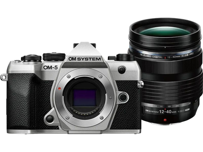 OM-System Fotokamera OM-5 Mark II Silber + 12-40 mm F2.8 PRO II Kit