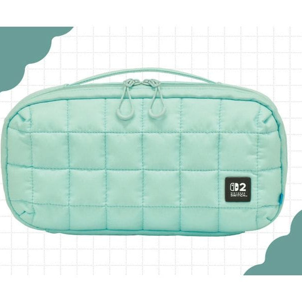 Hori Nintendo Switch 2 Tasche Green Quilted
