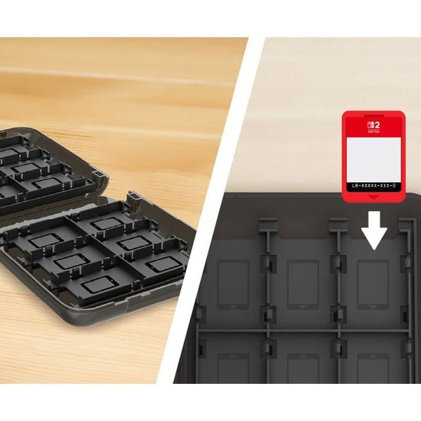 Hori Nintendo Switch 2 Game Card Case - Schwarz