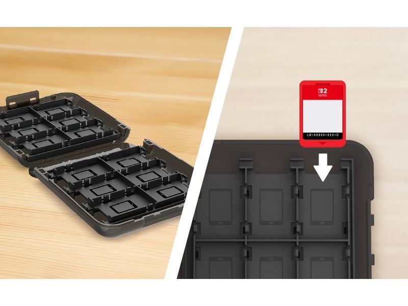 Hori Nintendo Switch 2 Game Card Case - Schwarz