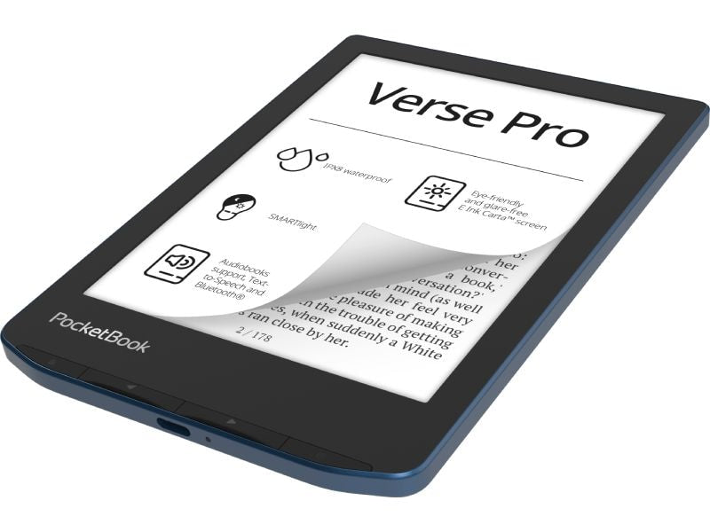PocketBook E-Book Reader Verse Pro Azure Blue