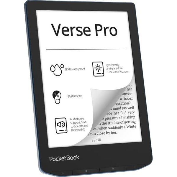PocketBook E-Book Reader Verse Pro Azure Blue