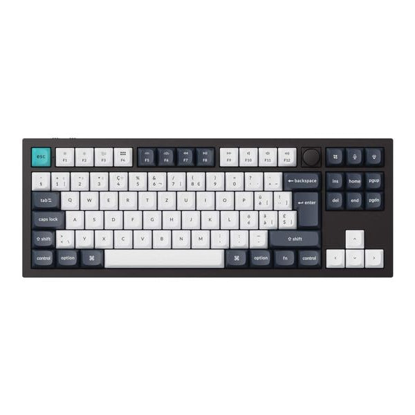 Keychron Gaming-Tastatur Q3 Max Black QMK Brown Switch
