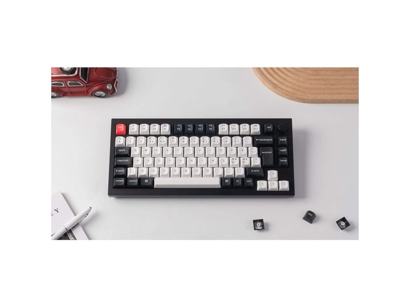 Keychron Gaming-Tastatur Q1 HE Carbon Black QMK Magnetic Switch