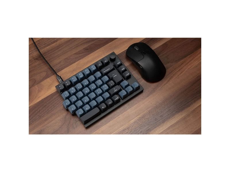 Keychron Gaming-Tastatur Q11 Black QMK Brown Switch