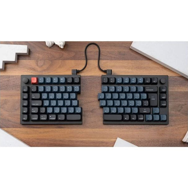 Keychron Gaming-Tastatur Q11 Black QMK Red Switch