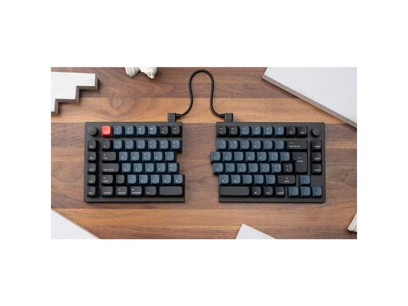 Keychron Gaming-Tastatur Q11 Black QMK Red Switch