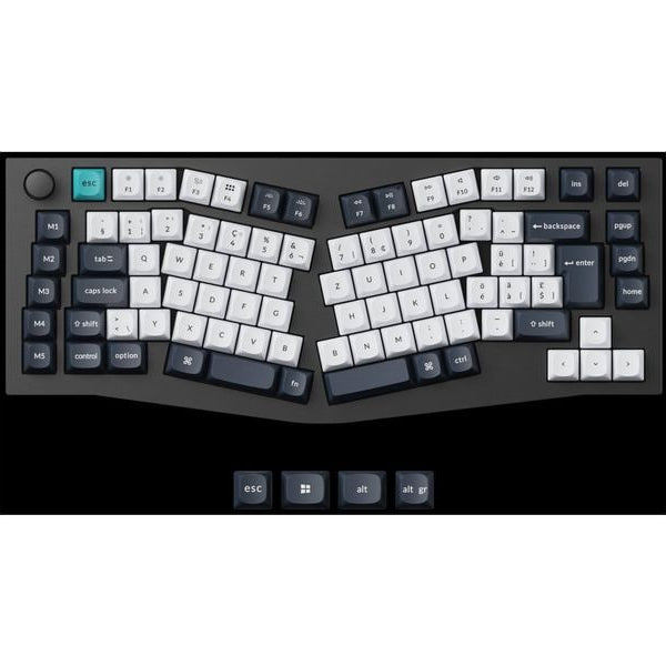 Keychron Gaming-Tastatur Q10 Max Black QMK Red Switch