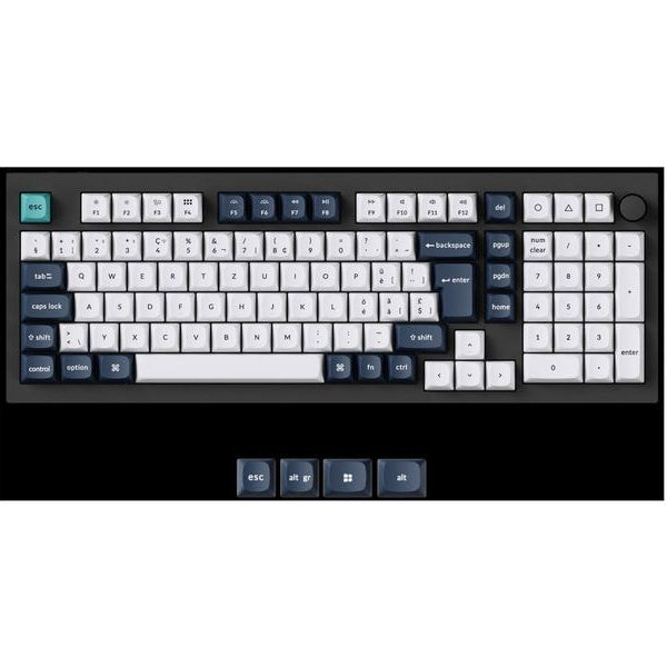 Keychron Gaming-Tastatur Q5 Max Black QMK Red Switch