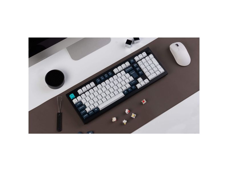 Keychron Gaming-Tastatur Q5 Max Black QMK Red Switch