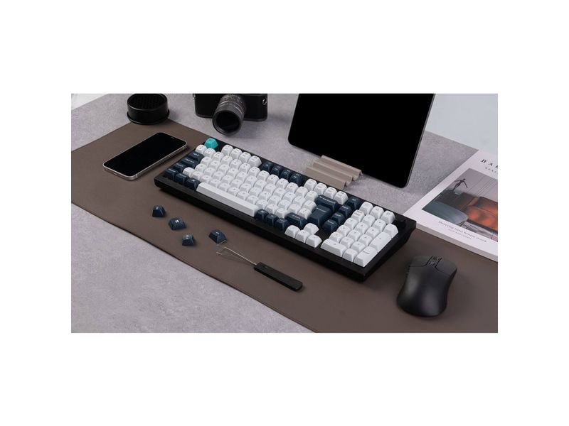 Keychron Gaming-Tastatur Q5 Max Black QMK Red Switch