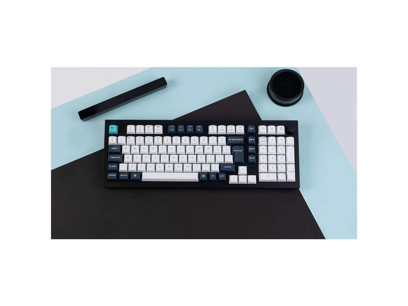 Keychron Gaming-Tastatur Q5 Max Black QMK Red Switch