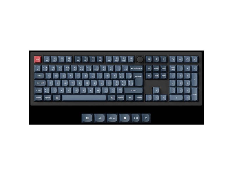 Keychron Gaming-Tastatur V6 Max Black Brown Switch