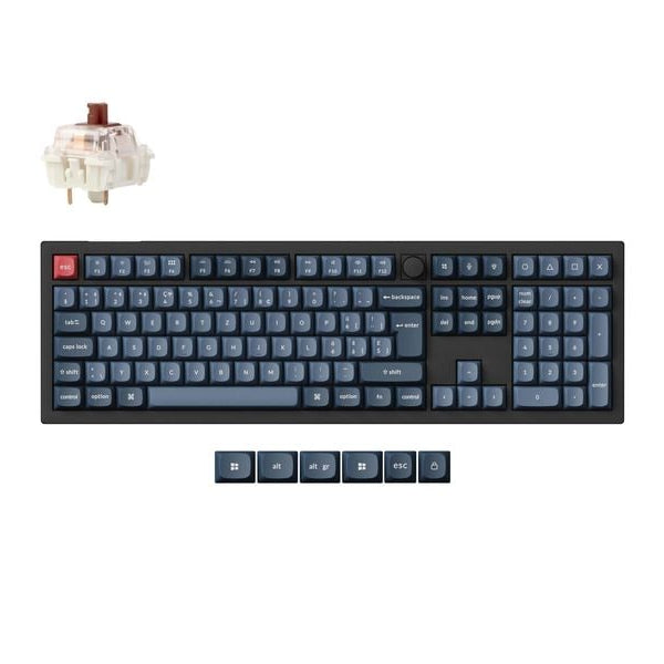 Keychron Gaming-Tastatur V6 Max Black Brown Switch