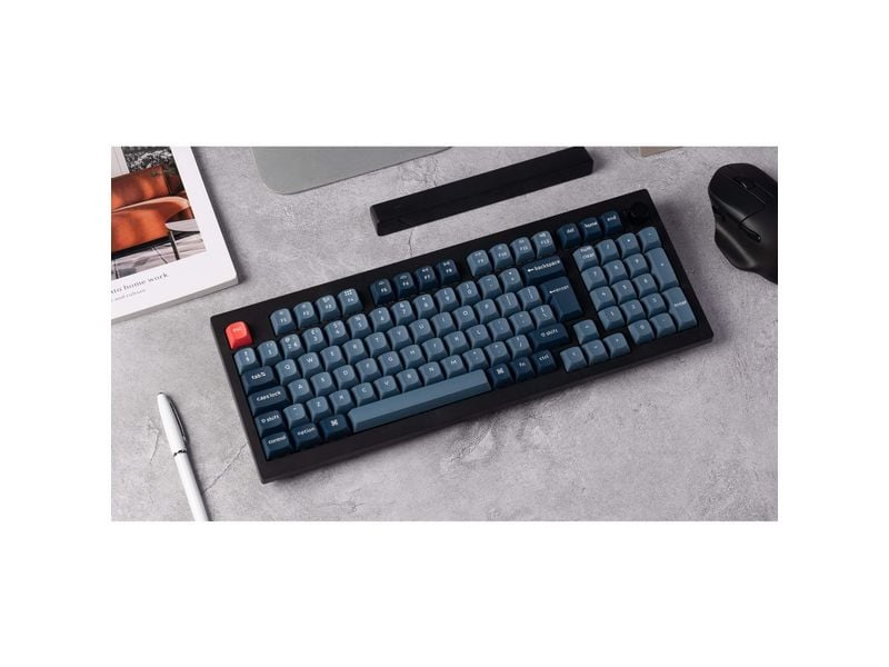 Keychron Gaming-Tastatur V5 Max Black Brown Switch