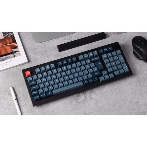 Keychron Gaming-Tastatur V5 Max Black Red Switch