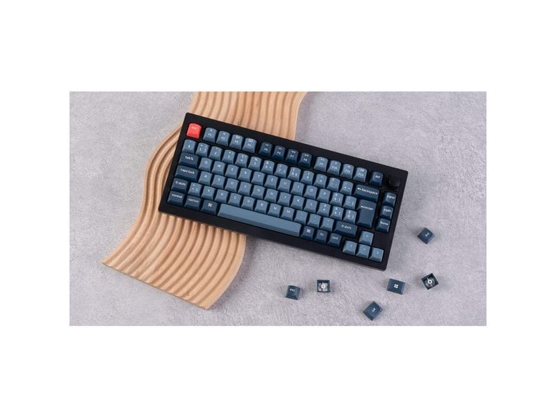 Keychron Gaming-Tastatur V1 Max Black Red Switch