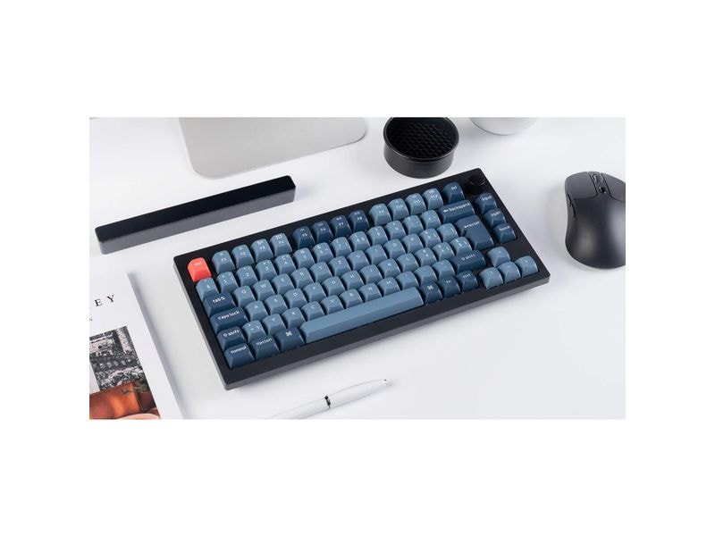 Keychron Gaming-Tastatur V1 Max Black Brown Switch