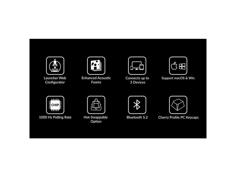 Keychron Gaming-Tastatur K2 QMK Version 3 Red Switch