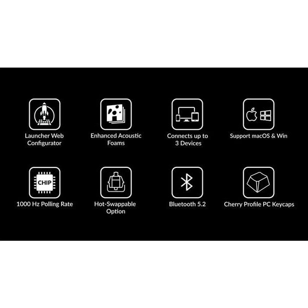 Keychron Gaming-Tastatur K2 QMK Version 3 Brown Switch