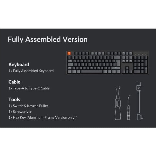 Keychron Gaming-Tastatur K10 QMK Version 2 Brown Switch