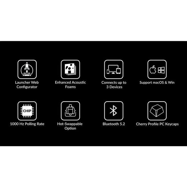 Keychron Gaming-Tastatur K8 QMK Version 2 Brown Switch