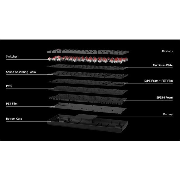 Keychron Gaming-Tastatur K8 QMK Version 2 Brown Switch