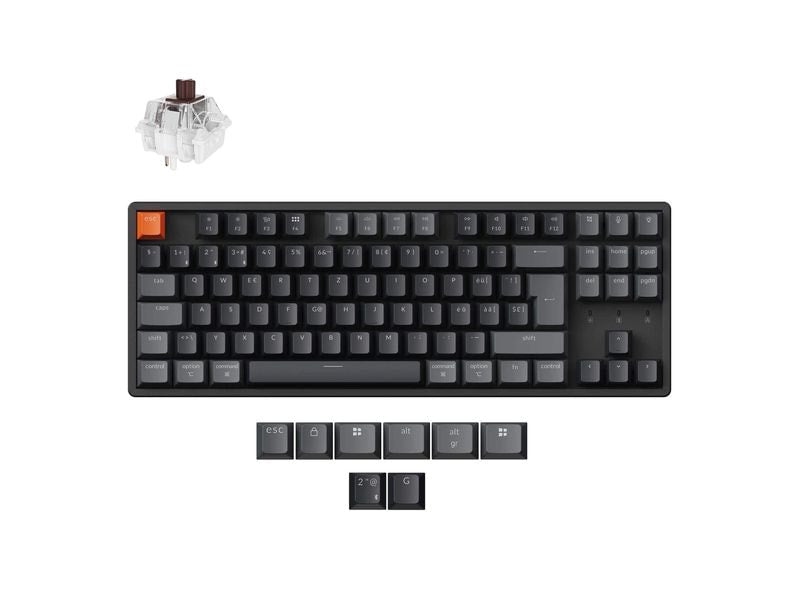 Keychron Gaming-Tastatur K8 QMK Version 2 Brown Switch