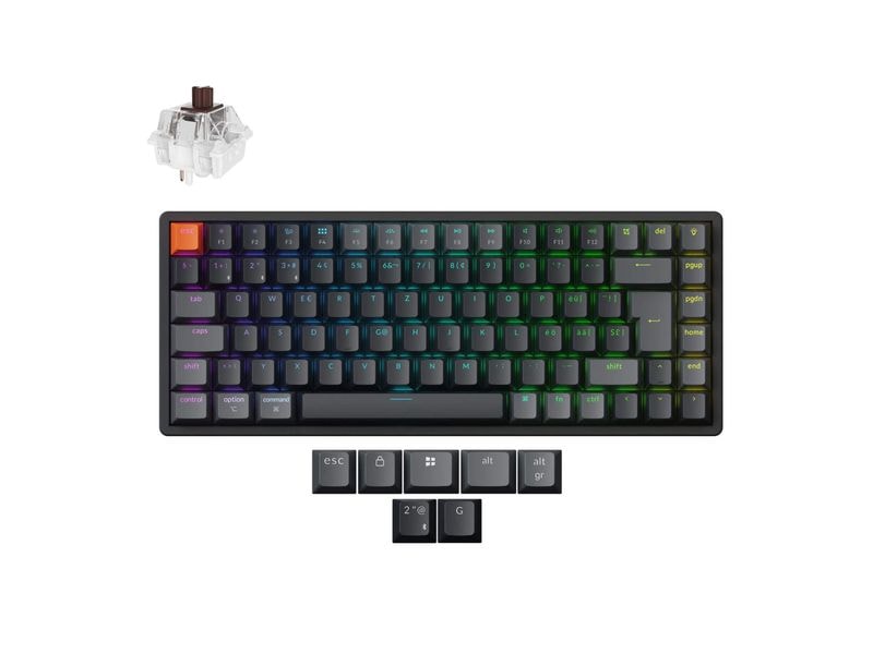 Keychron Gaming-Tastatur K2 QMK Version 3 Brown Switch