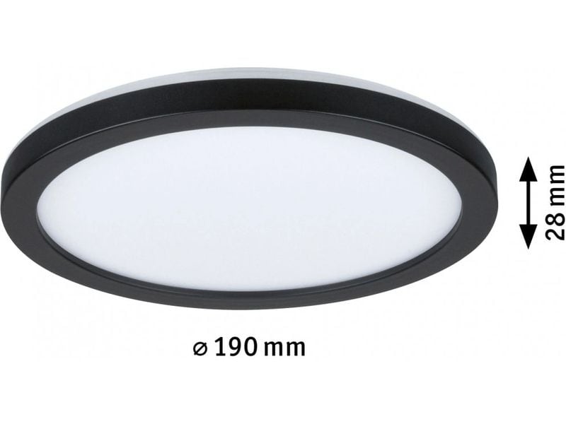 Paulmann LED Panel Atria Shine, Schwarz