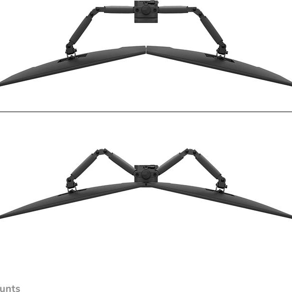 NEOMOUNTS Monitorarm DS60-600BL2 bis 8 kg – Schwarz