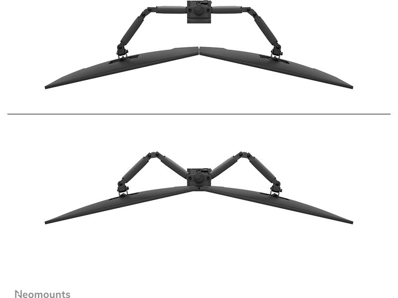 NEOMOUNTS Monitorarm DS60-600BL2 bis 8 kg – Schwarz
