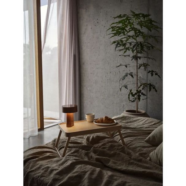 Zone Denmark Tischleuchte Oblong Braun