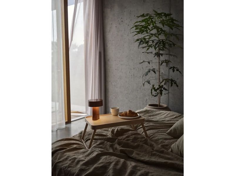 Zone Denmark Tischleuchte Oblong Braun