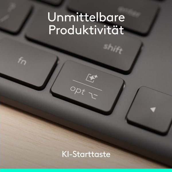 Logitech Tastatur Slim Solar+ K980 Business CH-Layout