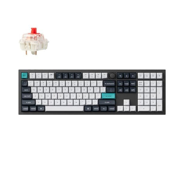 Keychron Gaming-Tastatur Q6 Max Black QMK Red Switch