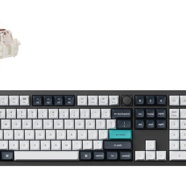 Keychron Gaming-Tastatur Q6 Max Black QMK Brown Switch