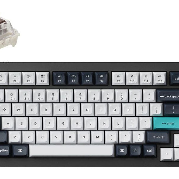 Keychron Gaming-Tastatur Q1 Max Black QMK Brown Switch