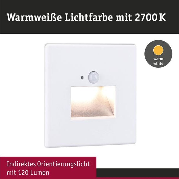 Paulmann LED Wandeinbauleuchte Edge Weiss matt