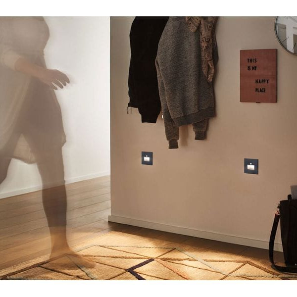 Paulmann LED Wandeinbauleuchte Edge Schwarz matt