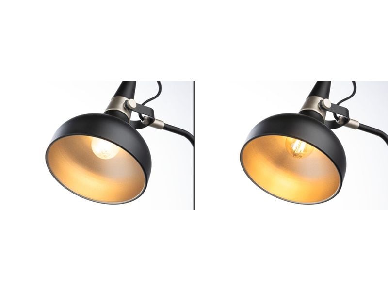 Paulmann Stehleuchte Neordic Juna E14, Schwarz matt