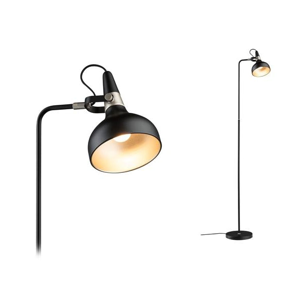 Paulmann Stehleuchte Neordic Juna E14, Schwarz matt