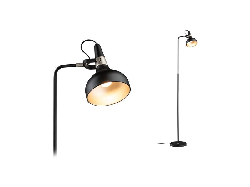 Paulmann Stehleuchte Neordic Juna E14, Schwarz matt