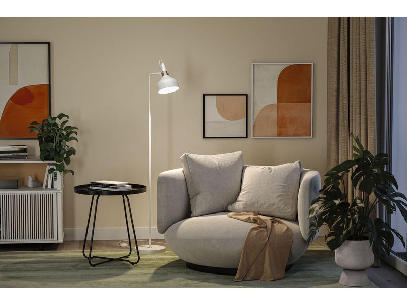 Paulmann Stehleuchte Neordic Juna E14, Weiss matt