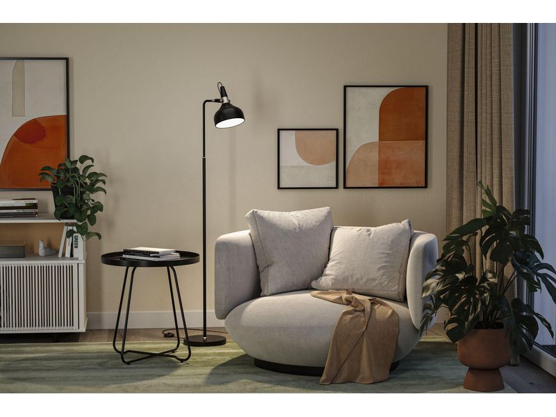 Paulmann Stehleuchte Neordic Juna E14, Schwarz matt